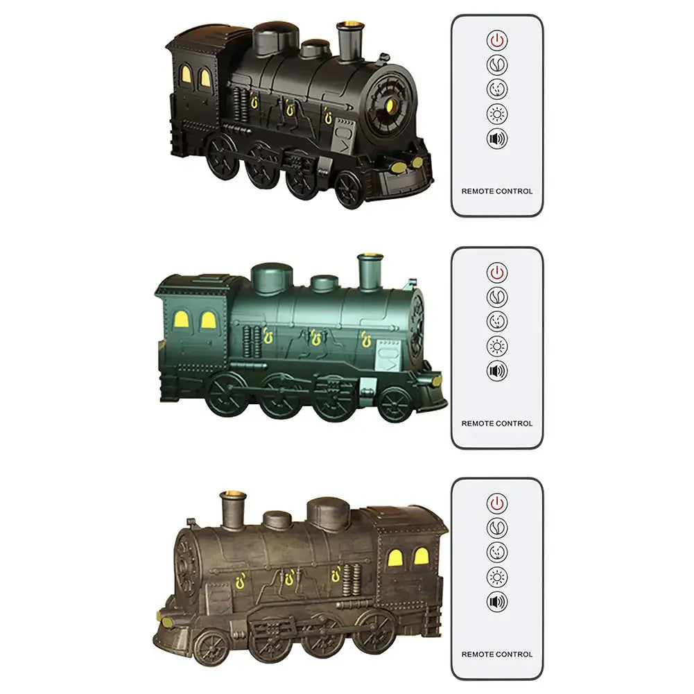 Mini Train Shape Aromatherapy Essential Oil Diffuser Ultrasonic Cool Mist Air Humidifier with LED Lamp Aroma Difusor Atomizer Streetsharks