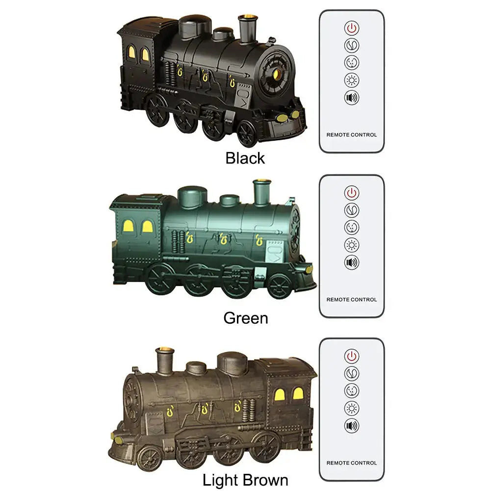 Mini Train Shape Aromatherapy Essential Oil Diffuser Ultrasonic Cool Mist Air Humidifier with LED Lamp Aroma Difusor Atomizer Streetsharks