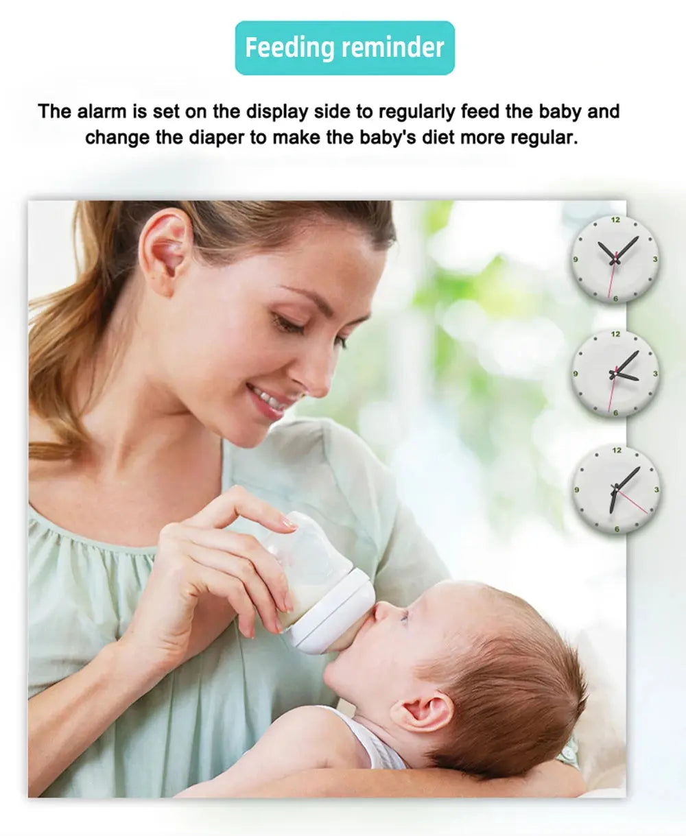 New 3.5 inch Wireless Video Baby Monitor Night Vision Temperature Monitoring 2 Way Audio Talk Baby Nanny Security Camera Streetsharks