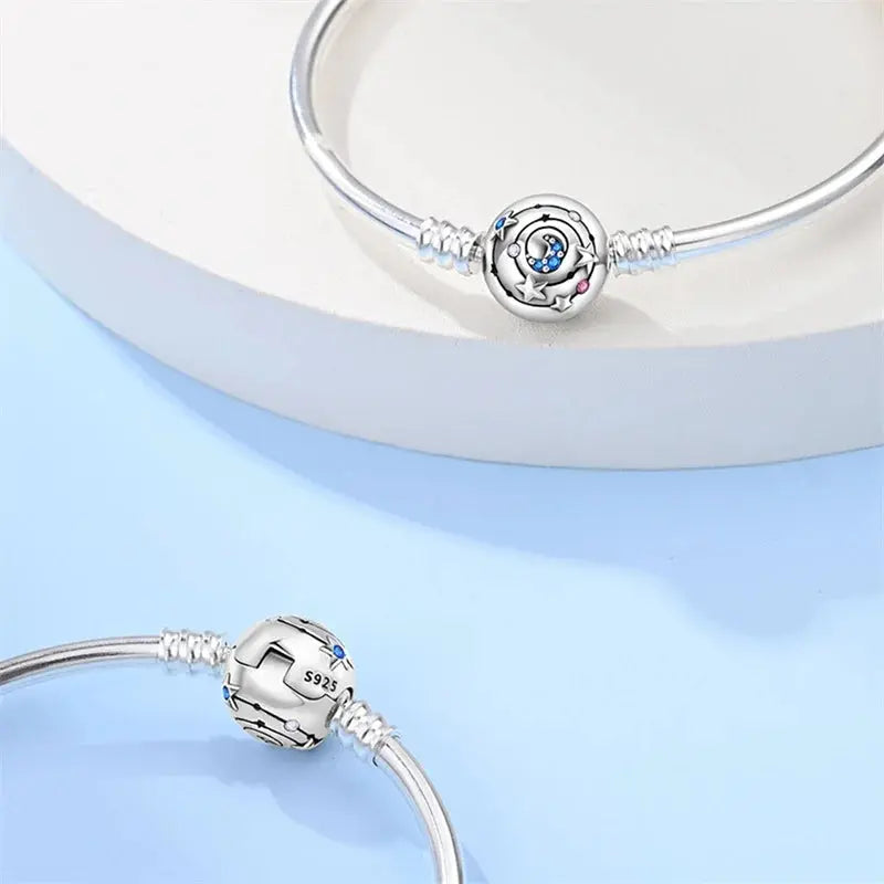 New 925 sterling silver fashion star track love cat claw star charm beads Fit Brand original bracelet DIY fine jewelry gifts Streetsharks
