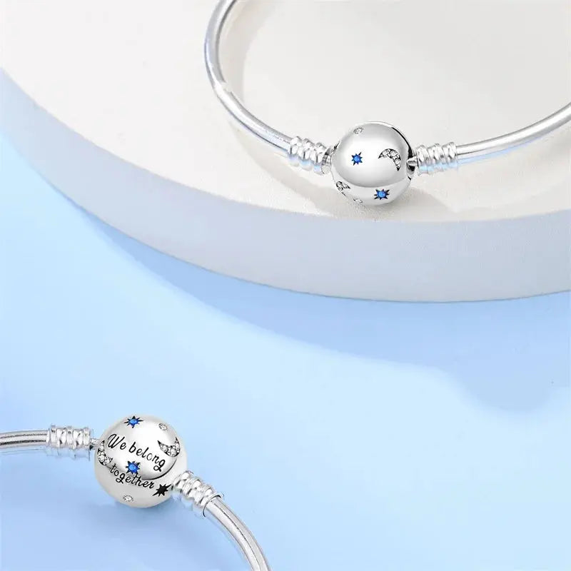 New 925 sterling silver fashion star track love cat claw star charm beads Fit Brand original bracelet DIY fine jewelry gifts Streetsharks