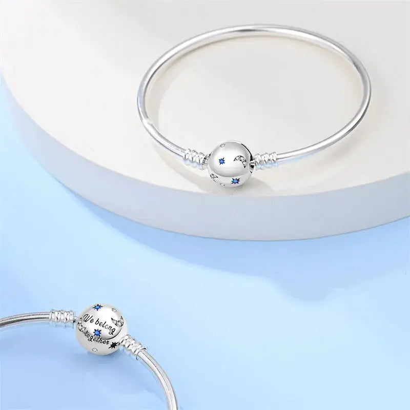New 925 sterling silver fashion star track love cat claw star charm beads Fit Brand original bracelet DIY fine jewelry gifts Streetsharks
