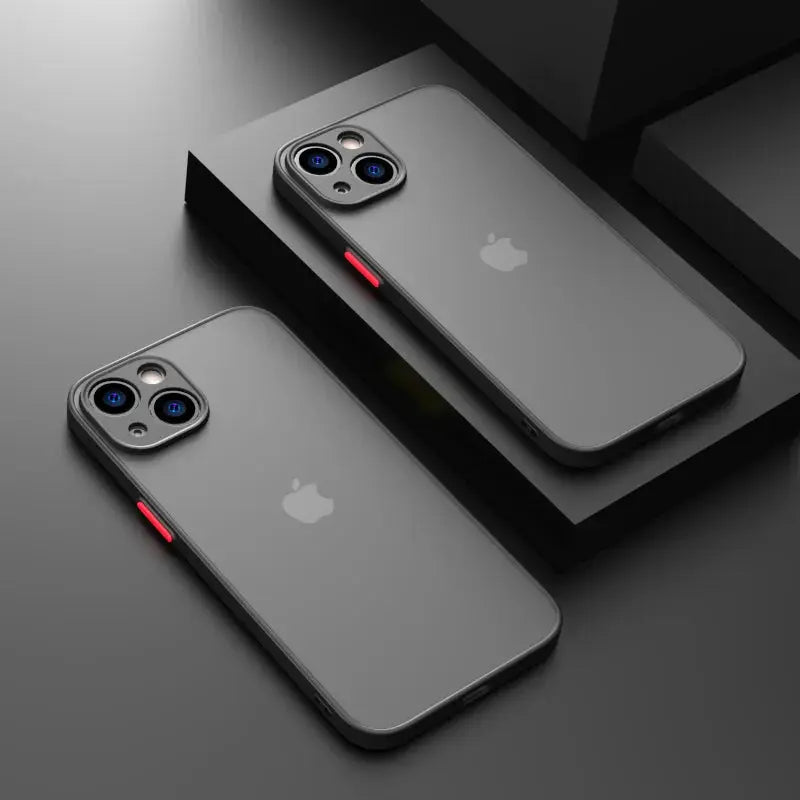 New Armor Bumper Shockproof Phone Case For iPhone 15 11 12 13 Mini 14 Pro XR X Xs Max 7 8 Plus SE 2020 Silicone Hard Cover Capa luxecrown.co.uk