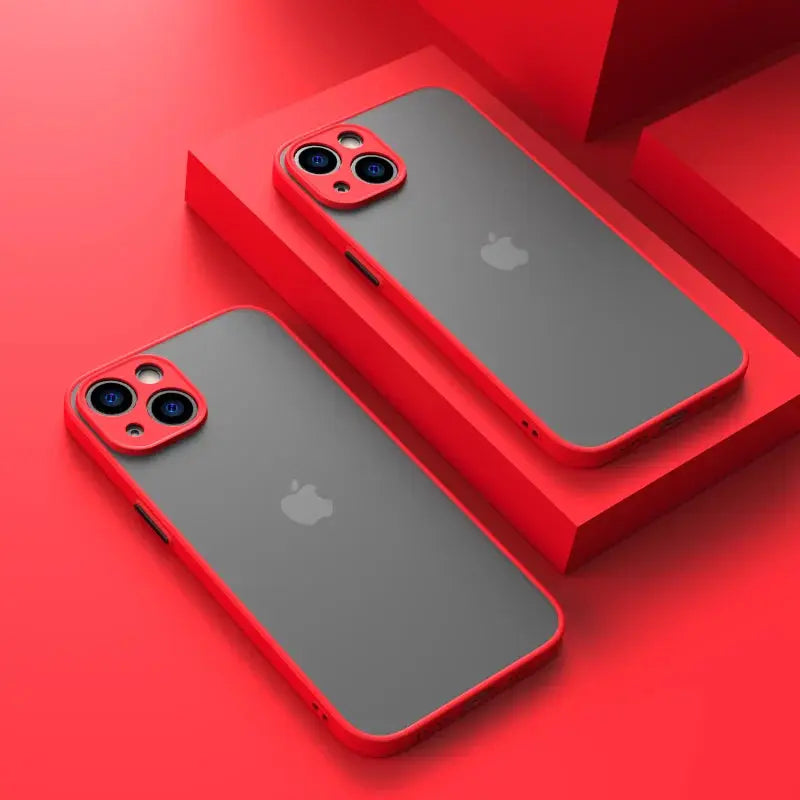 New Armor Bumper Shockproof Phone Case For iPhone 15 11 12 13 Mini 14 Pro XR X Xs Max 7 8 Plus SE 2020 Silicone Hard Cover Capa luxecrown.co.uk