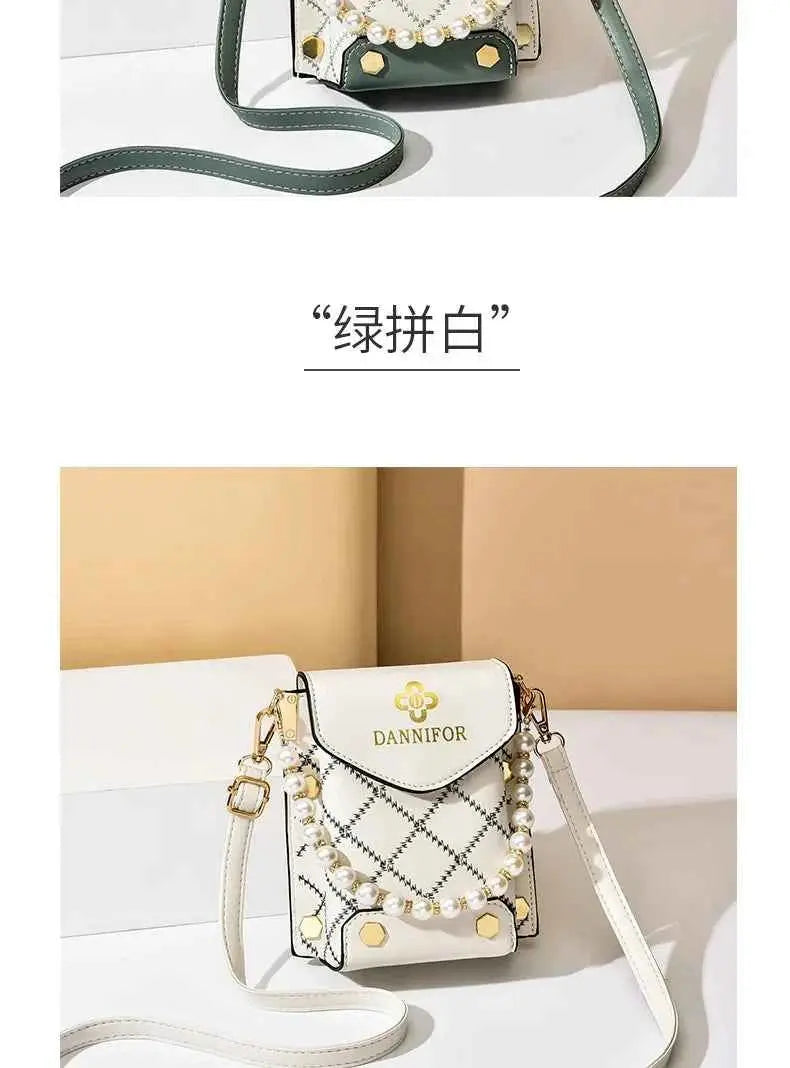 New Autumn PU Leather Women's Handbag Cell Phone Wallet Fashion Portable Shoulder Bag Hundred Simple Mini Small Bag Bolso Mujer