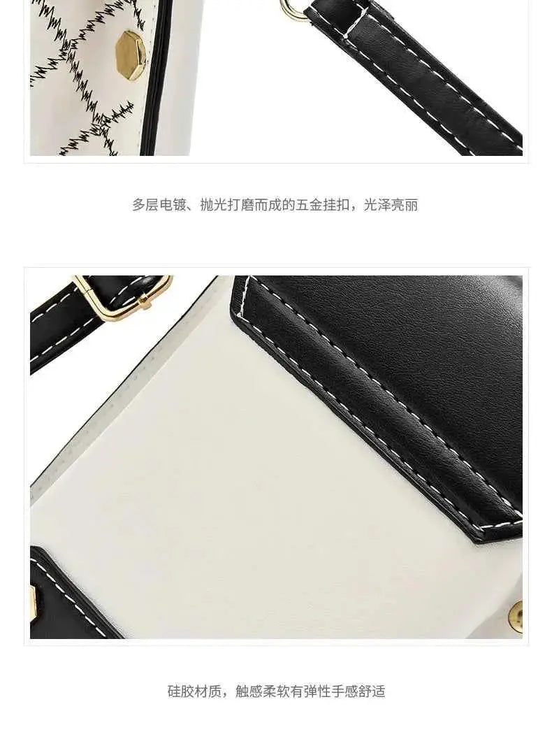 New Autumn PU Leather Women's Handbag Cell Phone Wallet Fashion Portable Shoulder Bag Hundred Simple Mini Small Bag Bolso Mujer