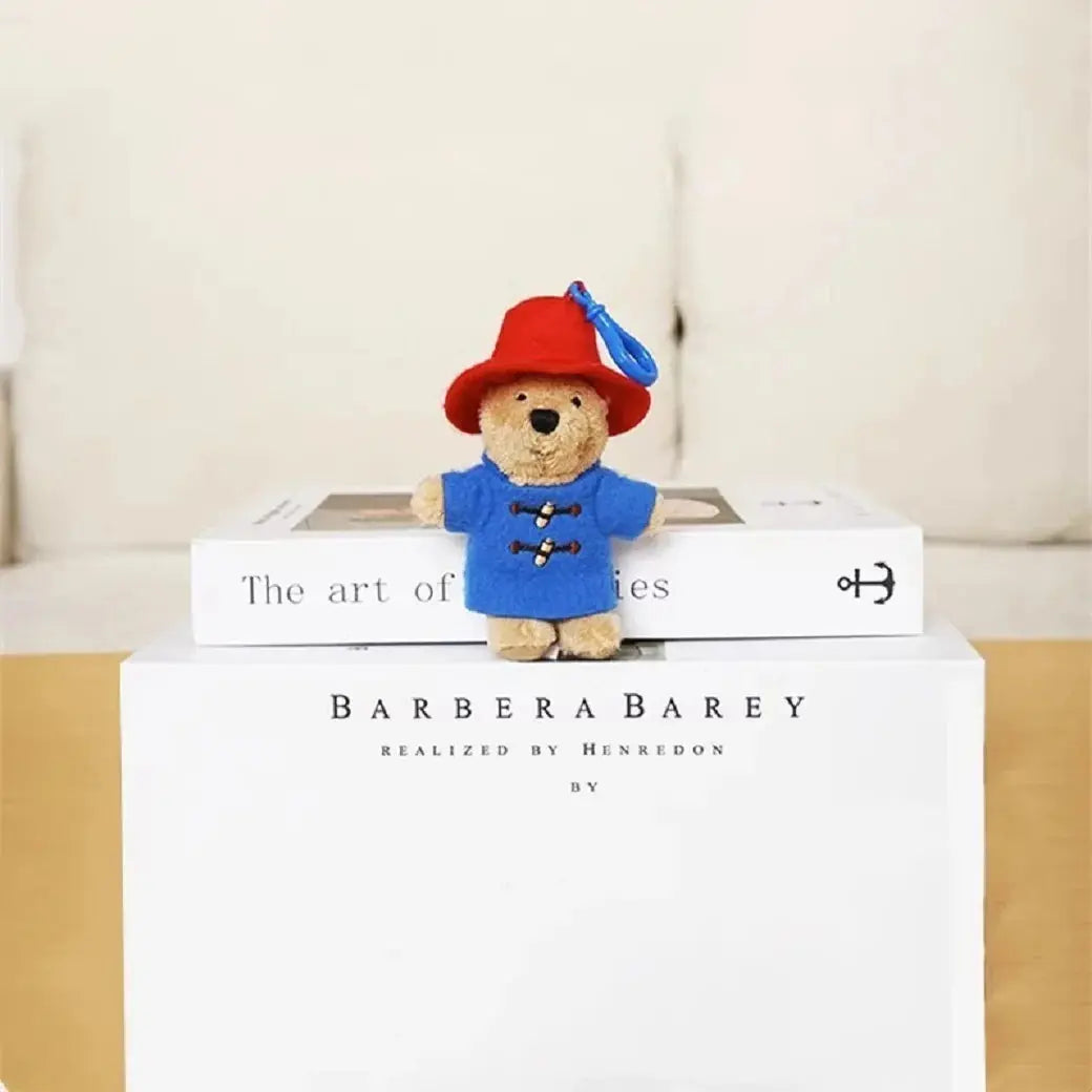 New Cute Paddington Bear Plush Doll Key Chain Chain School Bag Pendant Accessories Small Pendant Children's Plush Toy 11x4x2cm luxecrown.co.uk