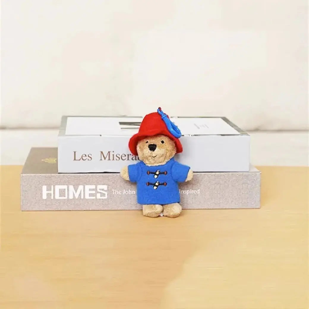 New Cute Paddington Bear Plush Doll Key Chain Chain School Bag Pendant Accessories Small Pendant Children's Plush Toy 11x4x2cm luxecrown.co.uk