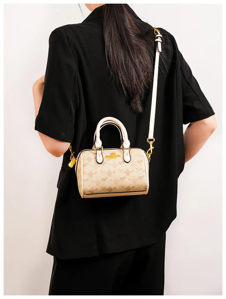 New Fashionable Street Style Pillow Bag Women's Handbag Luxury Sensation Printed PU Leather Ladies' Crossbody Bag for Daily Use luxecrown.co.uk