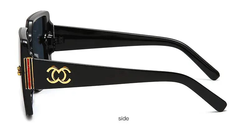 New Luxury Glamour Sunglasses for Women and Men Designer Famous Brand Glasses Square Stylish Trend Eyewear UV400 Streetsharks