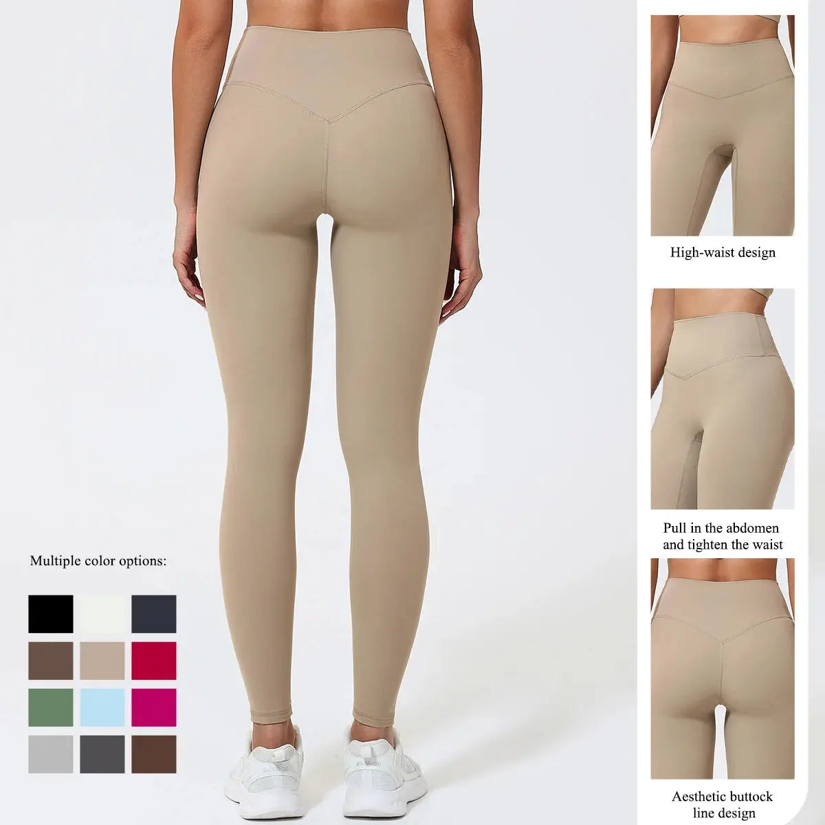 New Summer Sport Legging High Waist Gym Pants Women Running Workout Leggings Women's Gym Leggings Tights Stretch Yoga Clothing luxecrown.co.uk