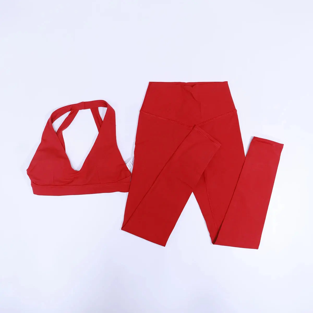 New Summer Women's Ultra Soft Sports Bra And Yoga Pants Set Fashionable Two-Piece Gym Workout Shock-Absorbing Underwear Suit luxecrown.co.uk