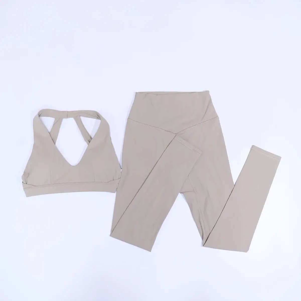 New Summer Women's Ultra Soft Sports Bra And Yoga Pants Set Fashionable Two-Piece Gym Workout Shock-Absorbing Underwear Suit luxecrown.co.uk