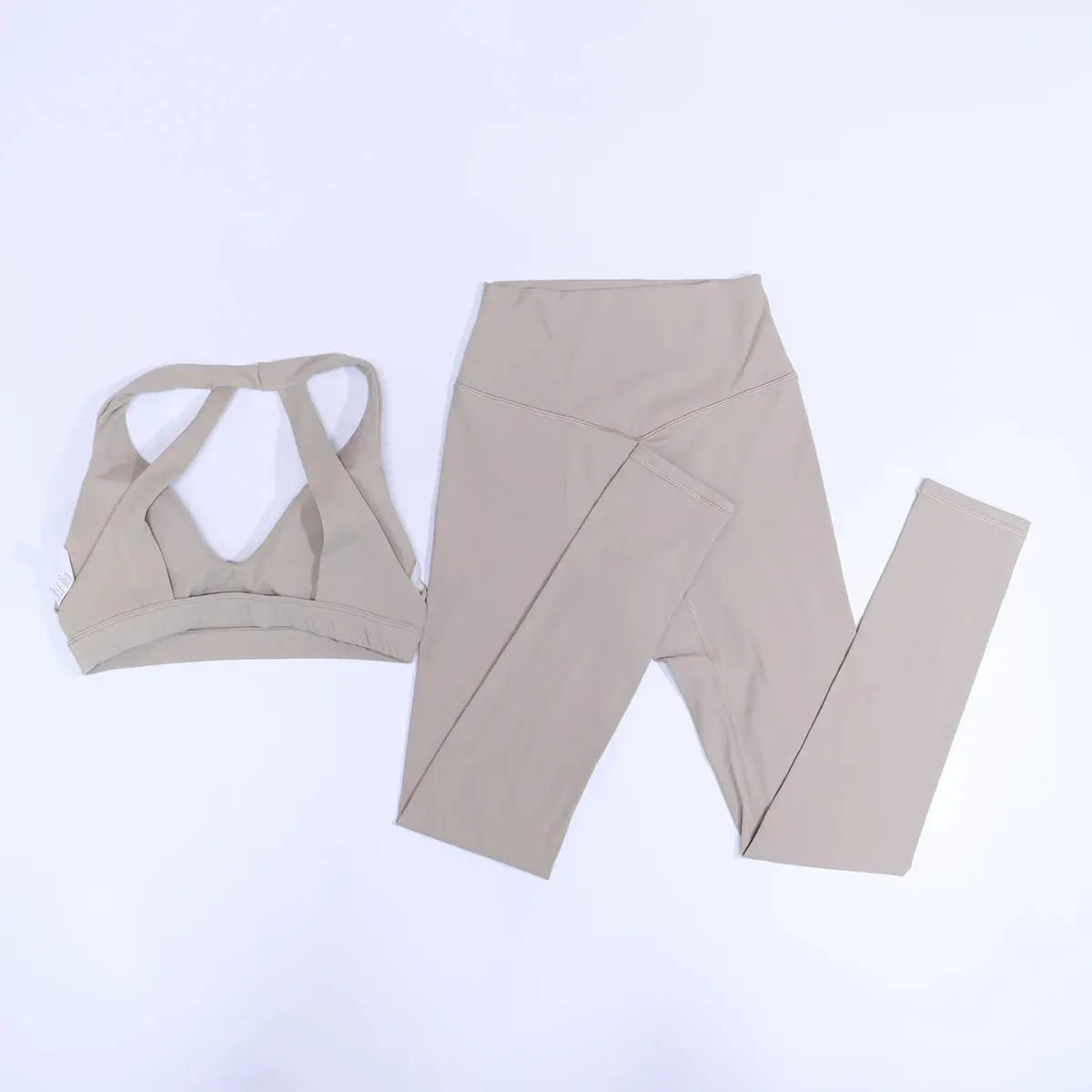 New Summer Women's Ultra Soft Sports Bra And Yoga Pants Set Fashionable Two-Piece Gym Workout Shock-Absorbing Underwear Suit luxecrown.co.uk