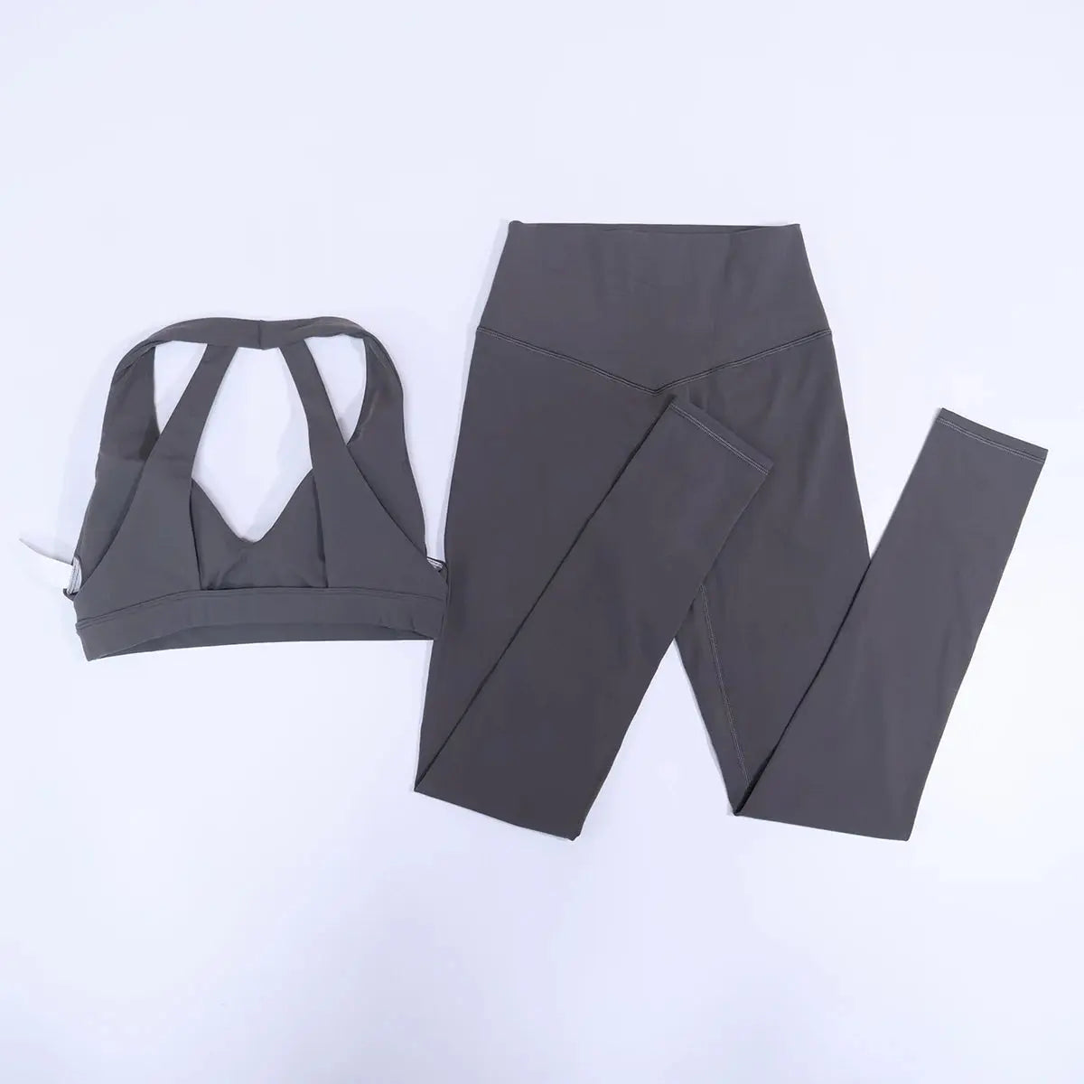 New Summer Women's Ultra Soft Sports Bra And Yoga Pants Set Fashionable Two-Piece Gym Workout Shock-Absorbing Underwear Suit luxecrown.co.uk
