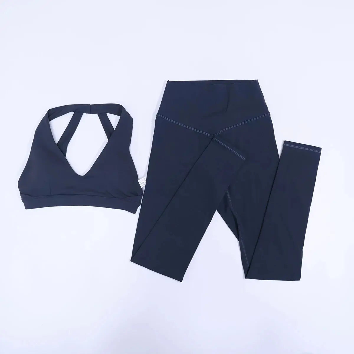 New Summer Women's Ultra Soft Sports Bra And Yoga Pants Set Fashionable Two-Piece Gym Workout Shock-Absorbing Underwear Suit luxecrown.co.uk