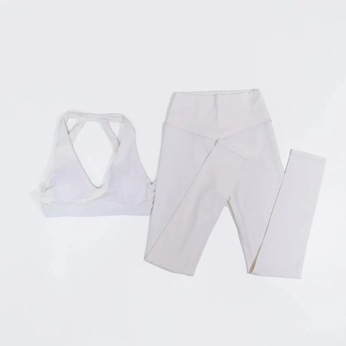 New Summer Women's Ultra Soft Sports Bra And Yoga Pants Set Fashionable Two-Piece Gym Workout Shock-Absorbing Underwear Suit luxecrown.co.uk
