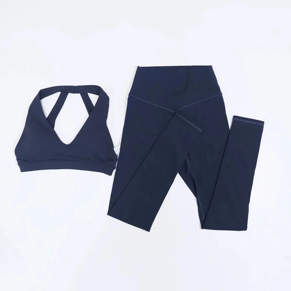 New Summer Women's Ultra Soft Sports Bra And Yoga Pants Set Fashionable Two-Piece Gym Workout Shock-Absorbing Underwear Suit luxecrown.co.uk