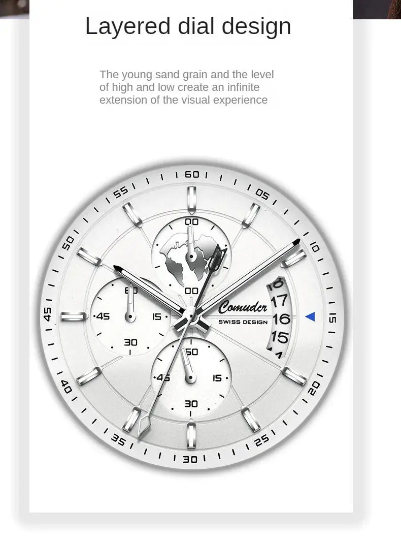 New Watches Men's Automatic Belt Waterproof Luminous Calendar Watch Fashion Quartz Watch Tiktok Wrist Watches for Men Clock luxecrown.co.uk