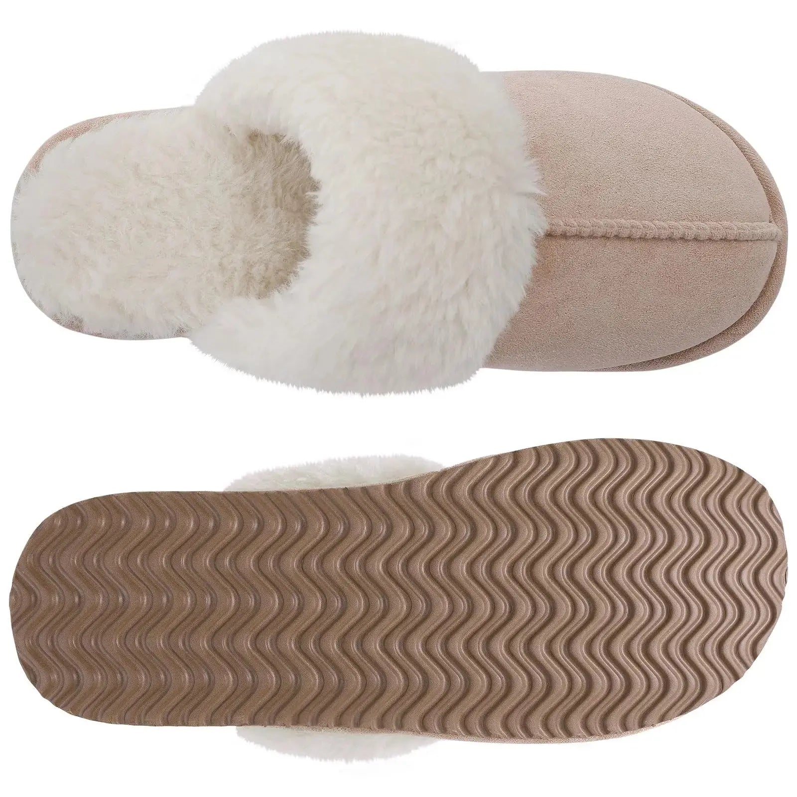 New Winter Fuzzy Women Slippers Indoor Soft House Shoes Fashion Brand Fluffy Suede Women Shoes Outdoor Antiskid Flat Slippers Streetsharks