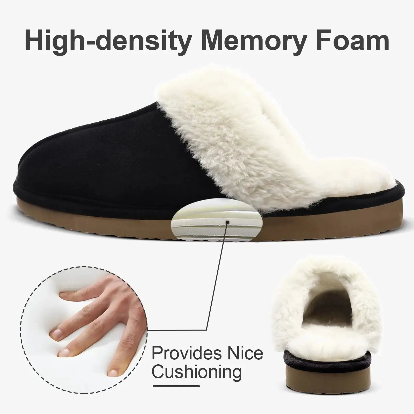 New Winter Fuzzy Women Slippers Indoor Soft House Shoes Fashion Brand Fluffy Suede Women Shoes Outdoor Antiskid Flat Slippers Streetsharks