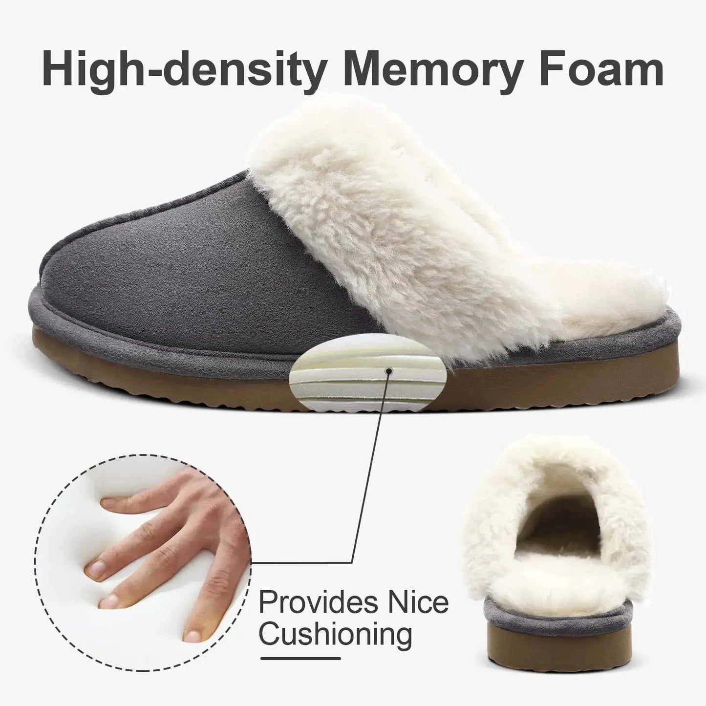 New Winter Fuzzy Women Slippers Indoor Soft House Shoes Fashion Brand Fluffy Suede Women Shoes Outdoor Antiskid Flat Slippers Streetsharks