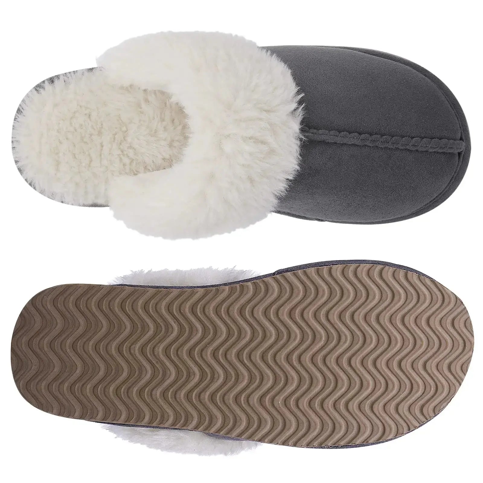 New Winter Fuzzy Women Slippers Indoor Soft House Shoes Fashion Brand Fluffy Suede Women Shoes Outdoor Antiskid Flat Slippers Streetsharks
