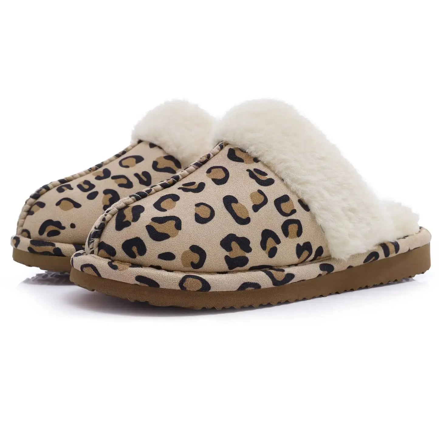 New Winter Fuzzy Women Slippers Indoor Soft House Shoes Fashion Brand Fluffy Suede Women Shoes Outdoor Antiskid Flat Slippers Streetsharks