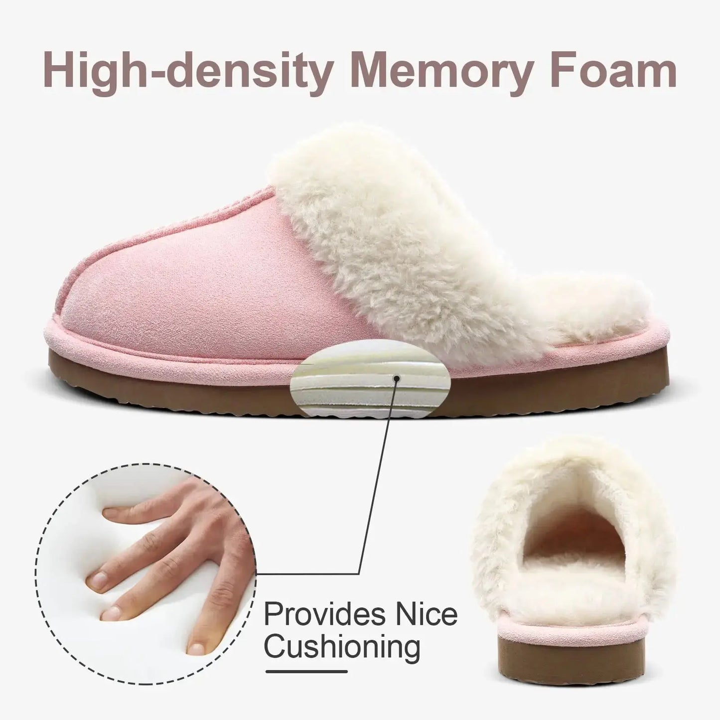New Winter Fuzzy Women Slippers Indoor Soft House Shoes Fashion Brand Fluffy Suede Women Shoes Outdoor Antiskid Flat Slippers Streetsharks