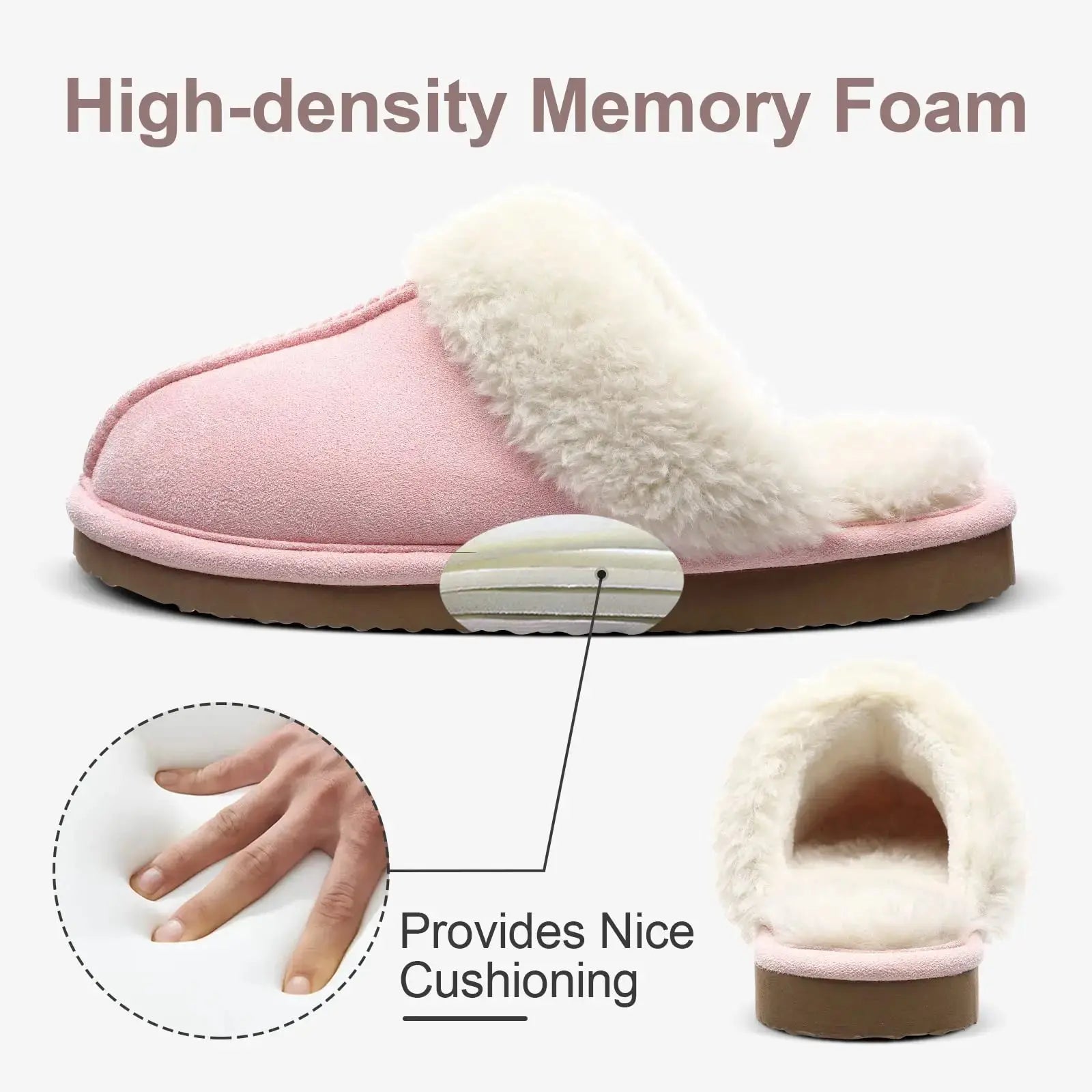 New Winter Fuzzy Women Slippers Indoor Soft House Shoes Fashion Brand Fluffy Suede Women Shoes Outdoor Antiskid Flat Slippers Streetsharks
