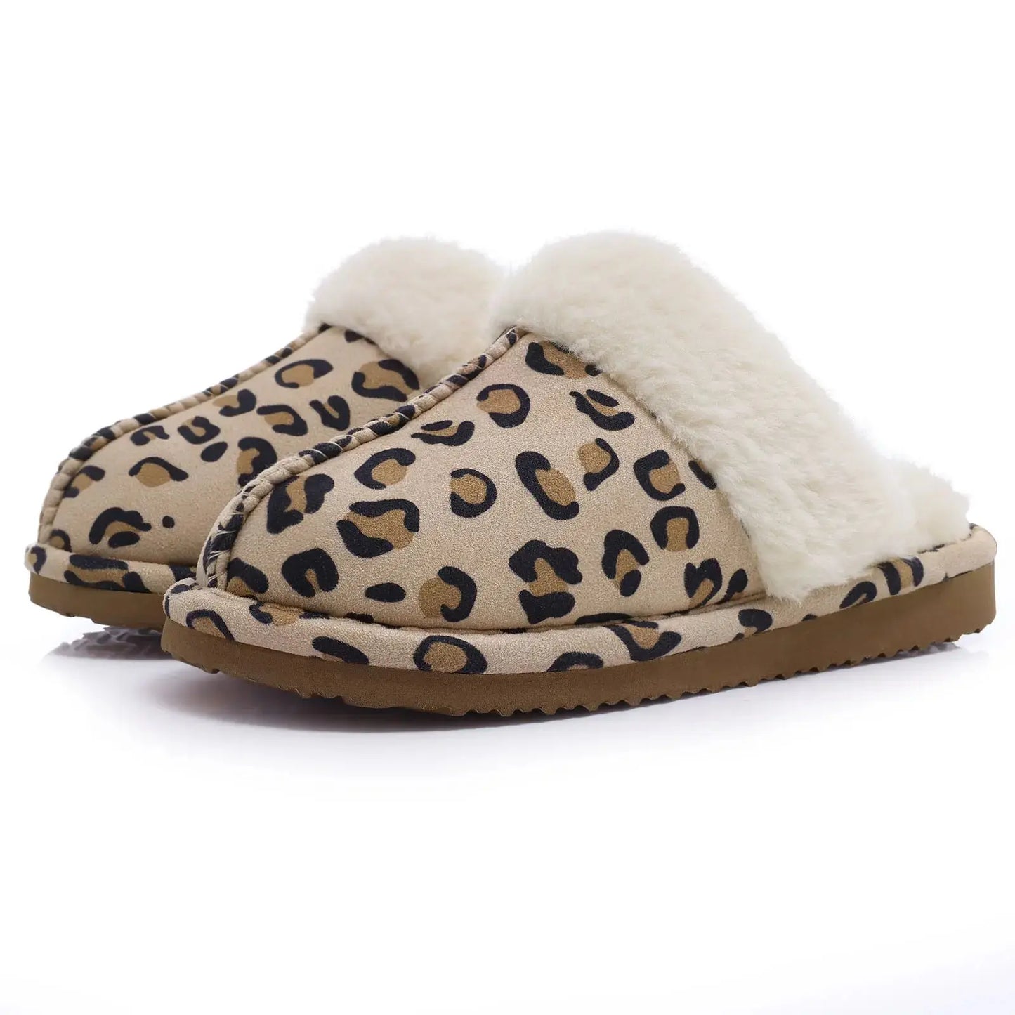 New Winter Fuzzy Women Slippers Indoor Soft House Shoes Fashion Brand Fluffy Suede Women Shoes Outdoor Antiskid Flat Slippers Streetsharks