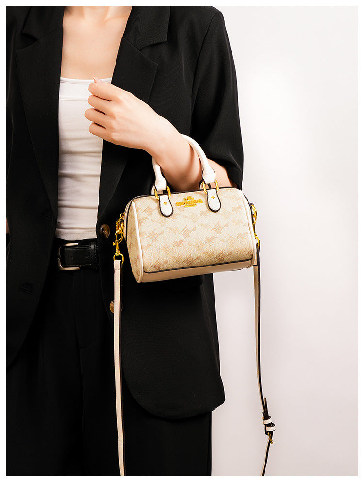 New Fashionable Street Style Pillow Bag Women's Handbag Luxury Sensation Printed PU Leather Ladies' Crossbody Bag for Daily Use luxecrown.co.uk