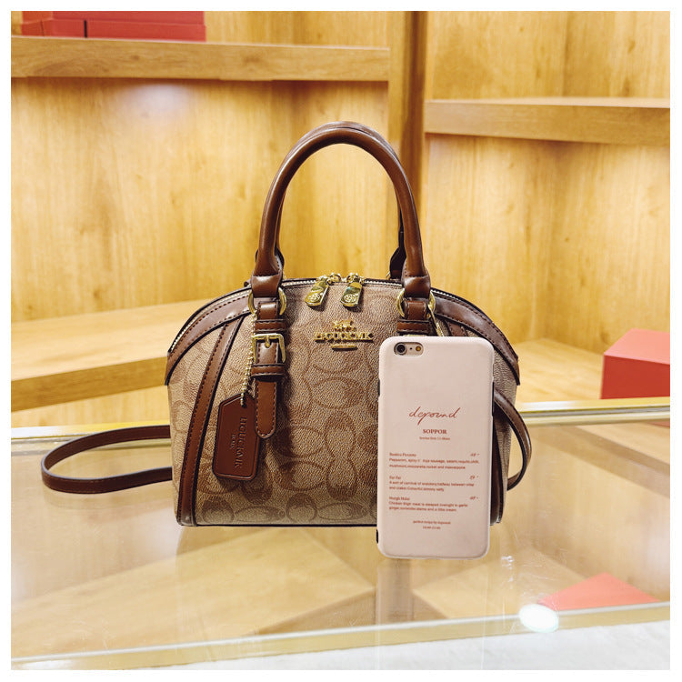 Fashion Women's Shell Bag Luxury Retro Clutch Tote Premium Printed Leather Crossbody Bag for Women Elegant Shell-Shaped Handbag luxecrown.co.uk