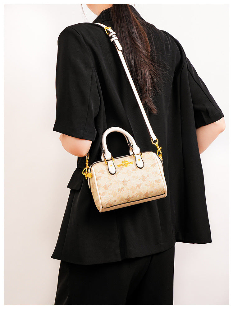 New Fashionable Street Style Pillow Bag Women's Handbag Luxury Sensation Printed PU Leather Ladies' Crossbody Bag for Daily Use luxecrown.co.uk
