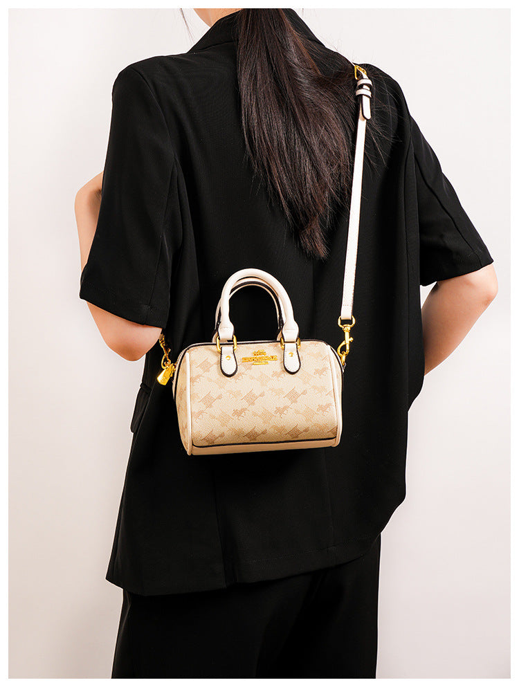 New Fashionable Street Style Pillow Bag Women's Handbag Luxury Sensation Printed PU Leather Ladies' Crossbody Bag for Daily Use luxecrown.co.uk