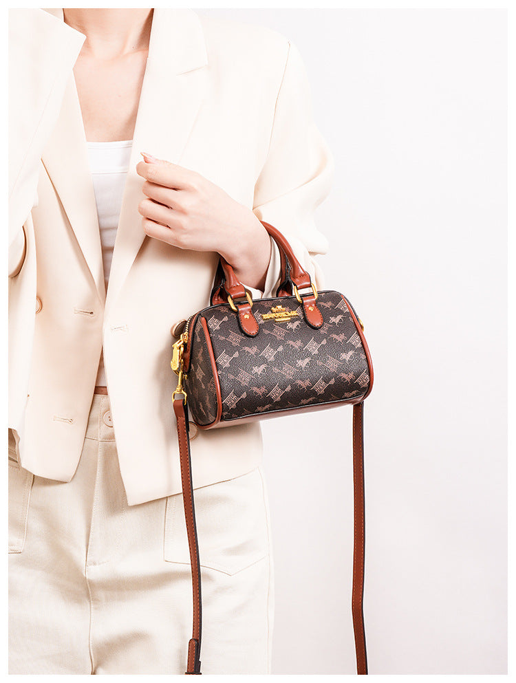 New Fashionable Street Style Pillow Bag Women's Handbag Luxury Sensation Printed PU Leather Ladies' Crossbody Bag for Daily Use luxecrown.co.uk