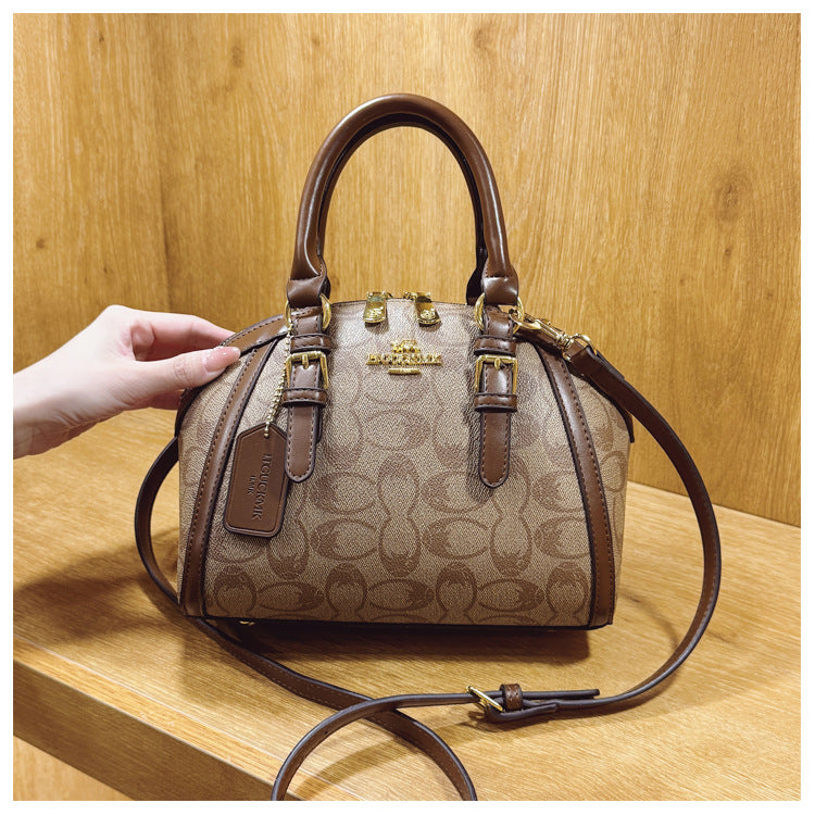 Fashion Women's Shell Bag Luxury Retro Clutch Tote Premium Printed Leather Crossbody Bag for Women Elegant Shell-Shaped Handbag luxecrown.co.uk
