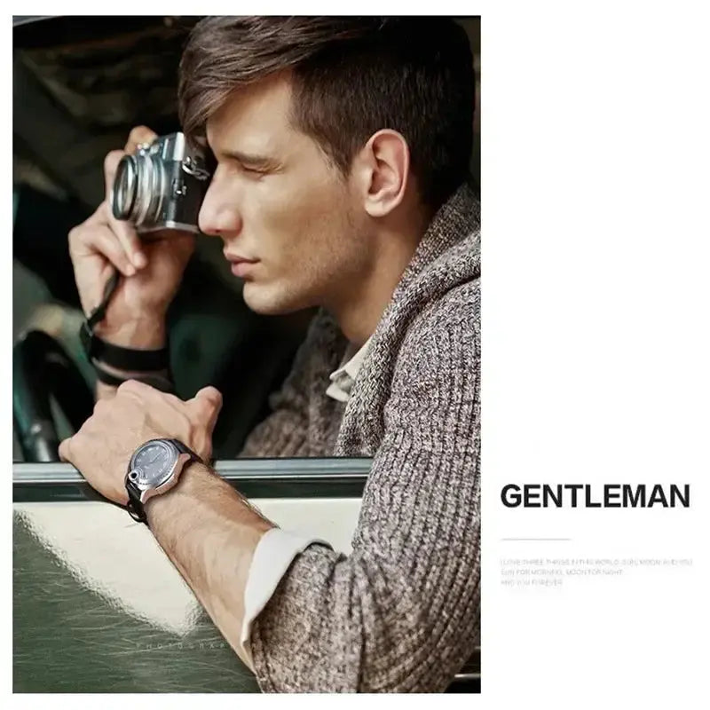 Outdoor Watch Inflatable Lighter Fashion Metal Gas Windproof Portable Open Flame Lighter Smoking Cool Personality Gift 2025 New luxecrown.co.uk