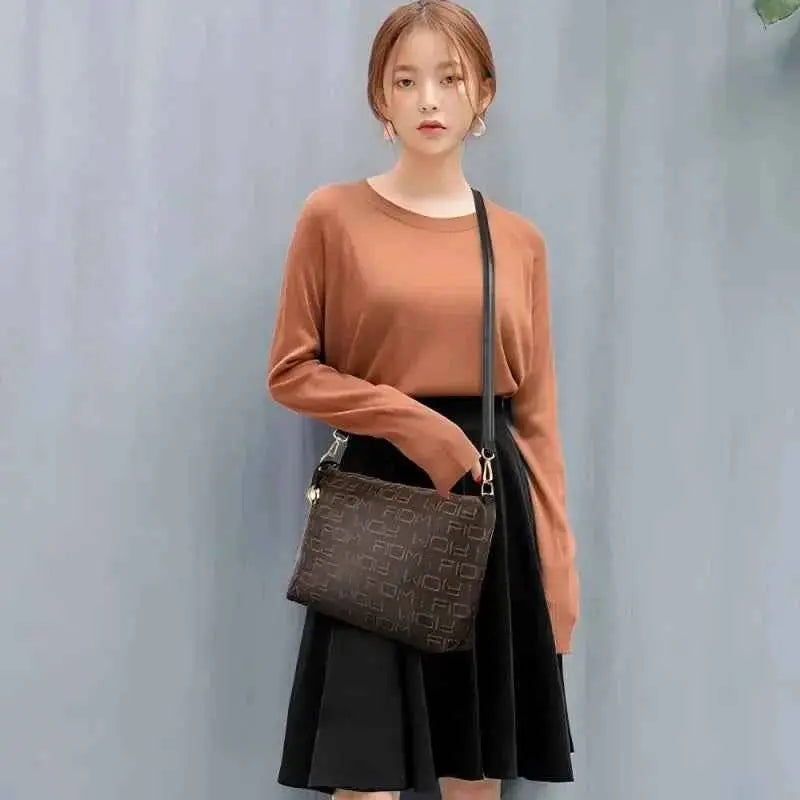 Pahajim 6-Pcs Women Handbag Purse Shoulder Totes Satchel Bags Top-Handle Boston Bag Crossbody Bag Wallet Messenger Set