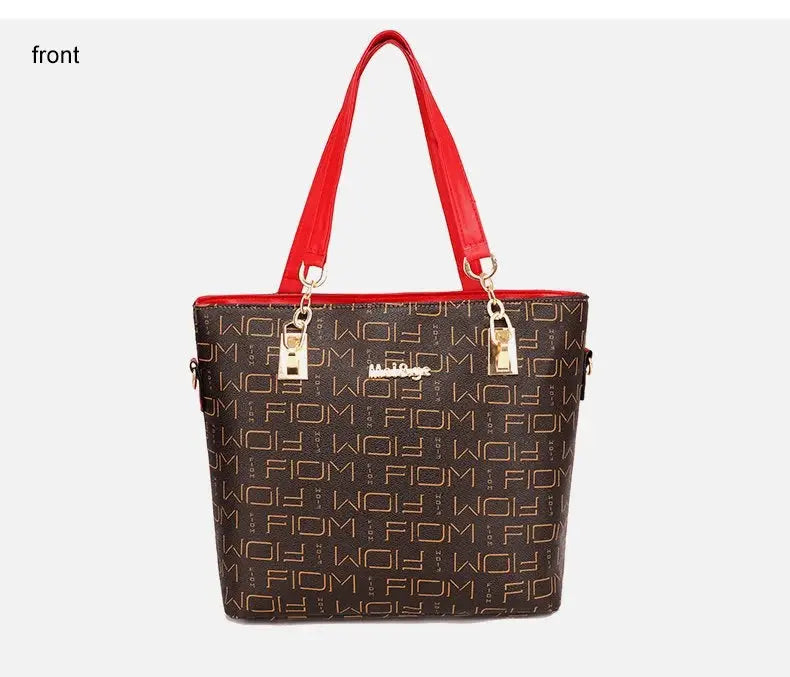Pahajim 6-Pcs Women Handbag Purse Shoulder Totes Satchel Bags Top-Handle Boston Bag Crossbody Bag Wallet Messenger Set luxecrown.co.uk