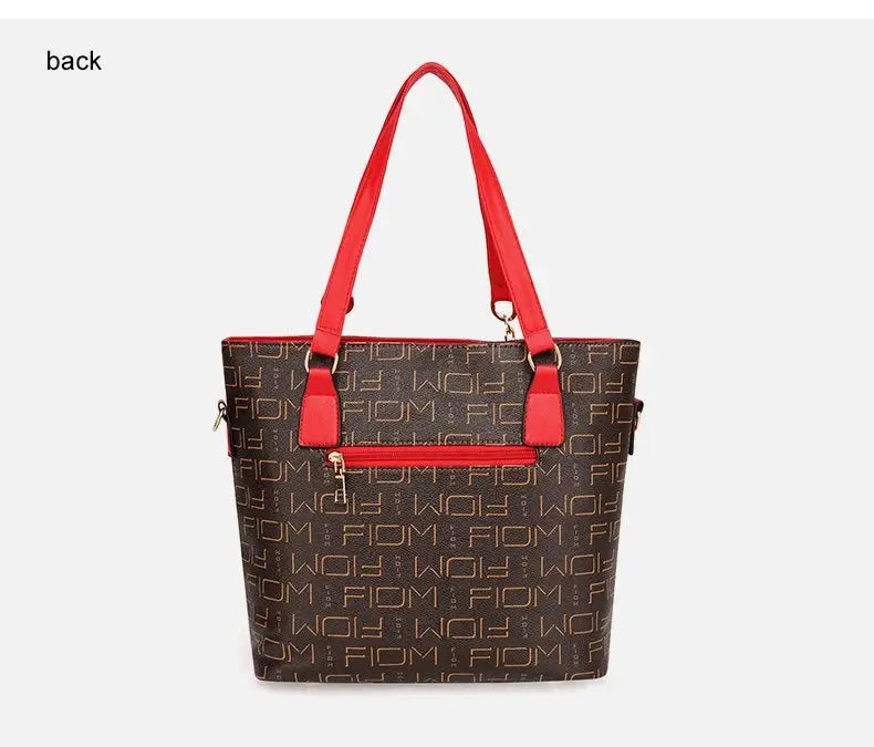 Pahajim 6-Pcs Women Handbag Purse Shoulder Totes Satchel Bags Top-Handle Boston Bag Crossbody Bag Wallet Messenger Set luxecrown.co.uk