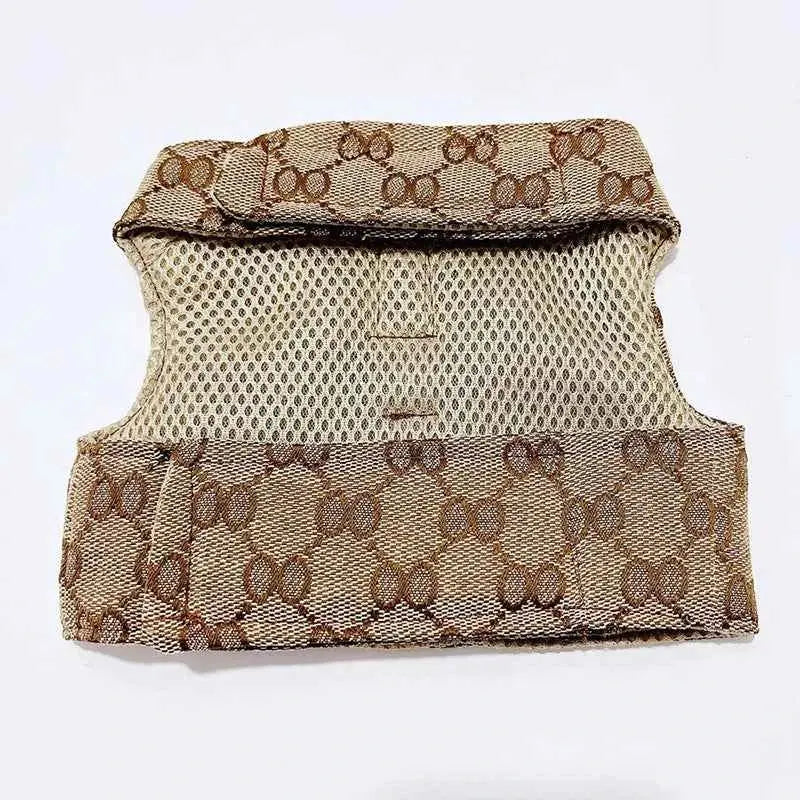 Pet Couple Clothing Designer Luxury Women Dog Dress Men Dog Chest Back Vest Puppy Clothes Beautiful Skirt Traction Rope Leash