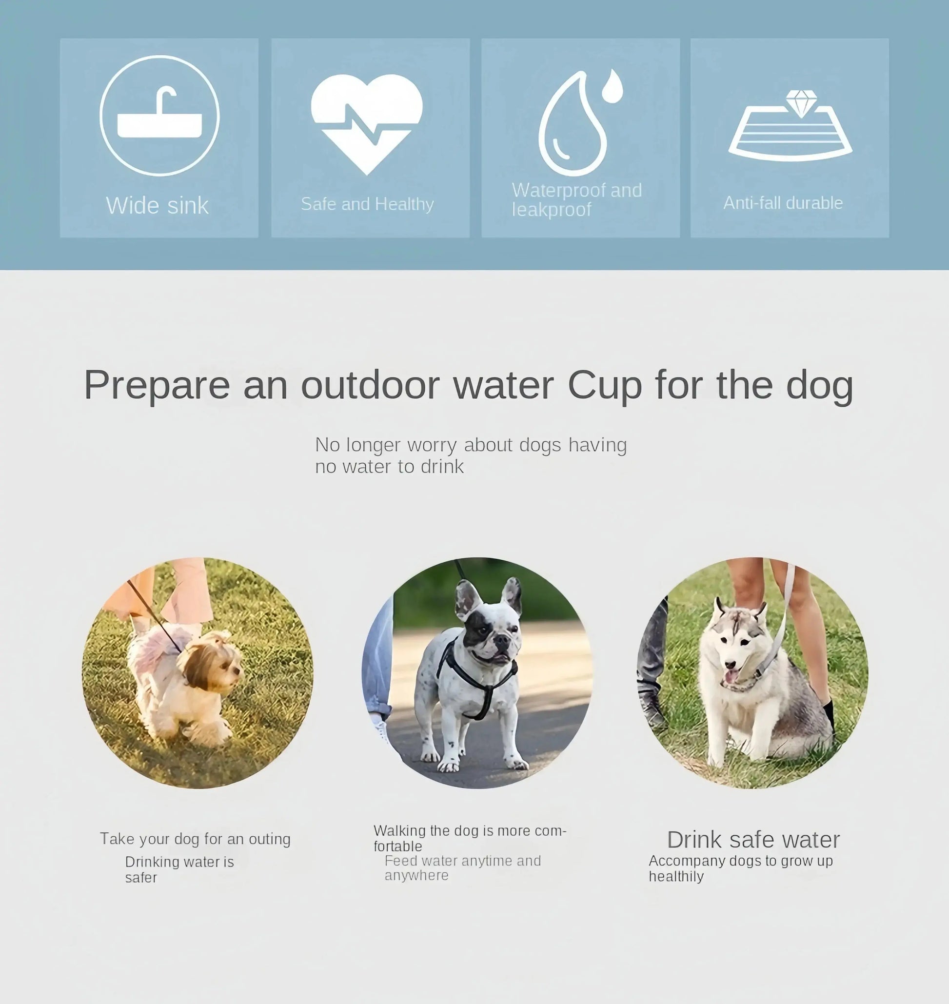 Portable Dog Cat Water Bottle with Storage Food and Water Container for Puppy Pets Dogs Feeder Bowl Outdoor Travel Pet Supplies luxecrown.co.uk
