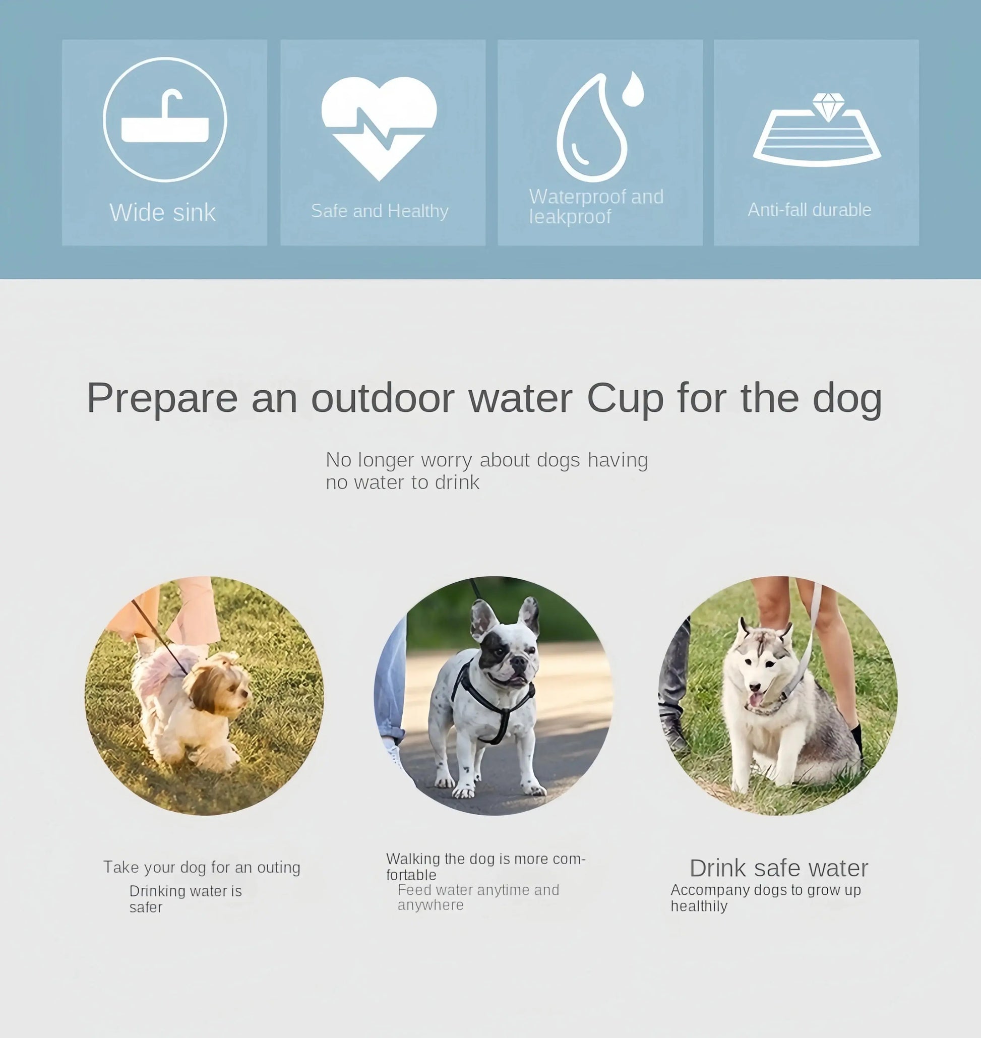 Portable Dog Cat Water Bottle with Storage Food and Water Container for Puppy Pets Dogs Feeder Bowl Outdoor Travel Pet Supplies luxecrown.co.uk