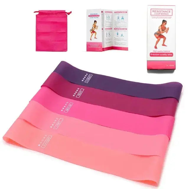 Portable Fitness Workout Equipment Rubber Resistance Bands Yoga Gym Elastic Gum Strength Pilates Crossfit Women Weight Sports luxecrown.co.uk