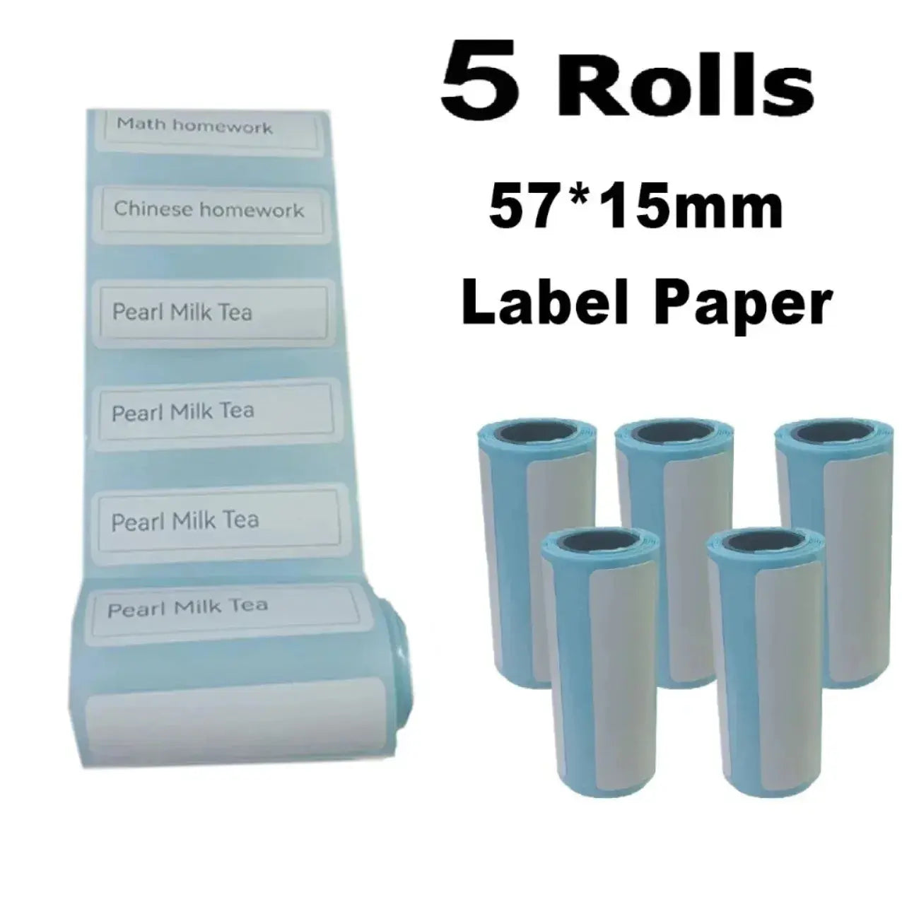 Portable thermal printer Mini Wireless BT 203dpi photo label memo printing error problem transparent sticker color paper - Streetsharks