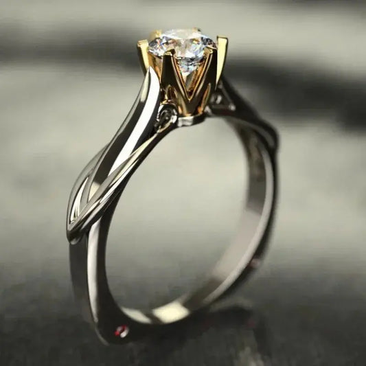 Pure 18K Gold Ring for Women Natural Moissanit Rings with Gemstones Beautiful Jewelry Couples Wedding Accessories New Trend 2023 Streetsharks
