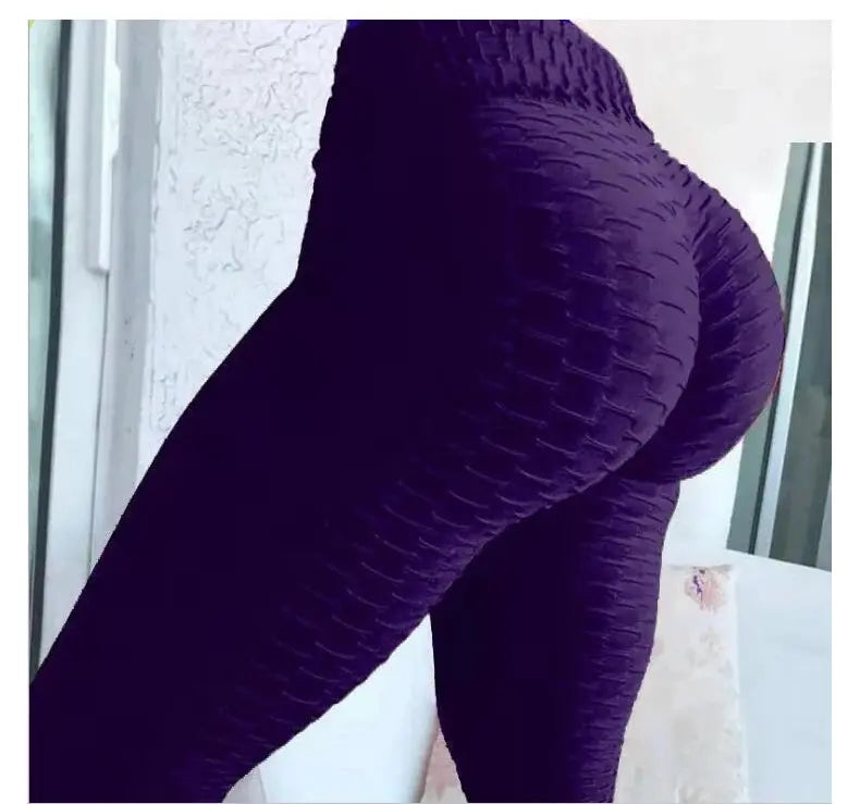 Push Up Leggings Women's Fashion Sport Fitness High Waist Leggins Sexy Butt Lifting Scrunch Workout Gym Tights Pants luxecrown.co.uk
