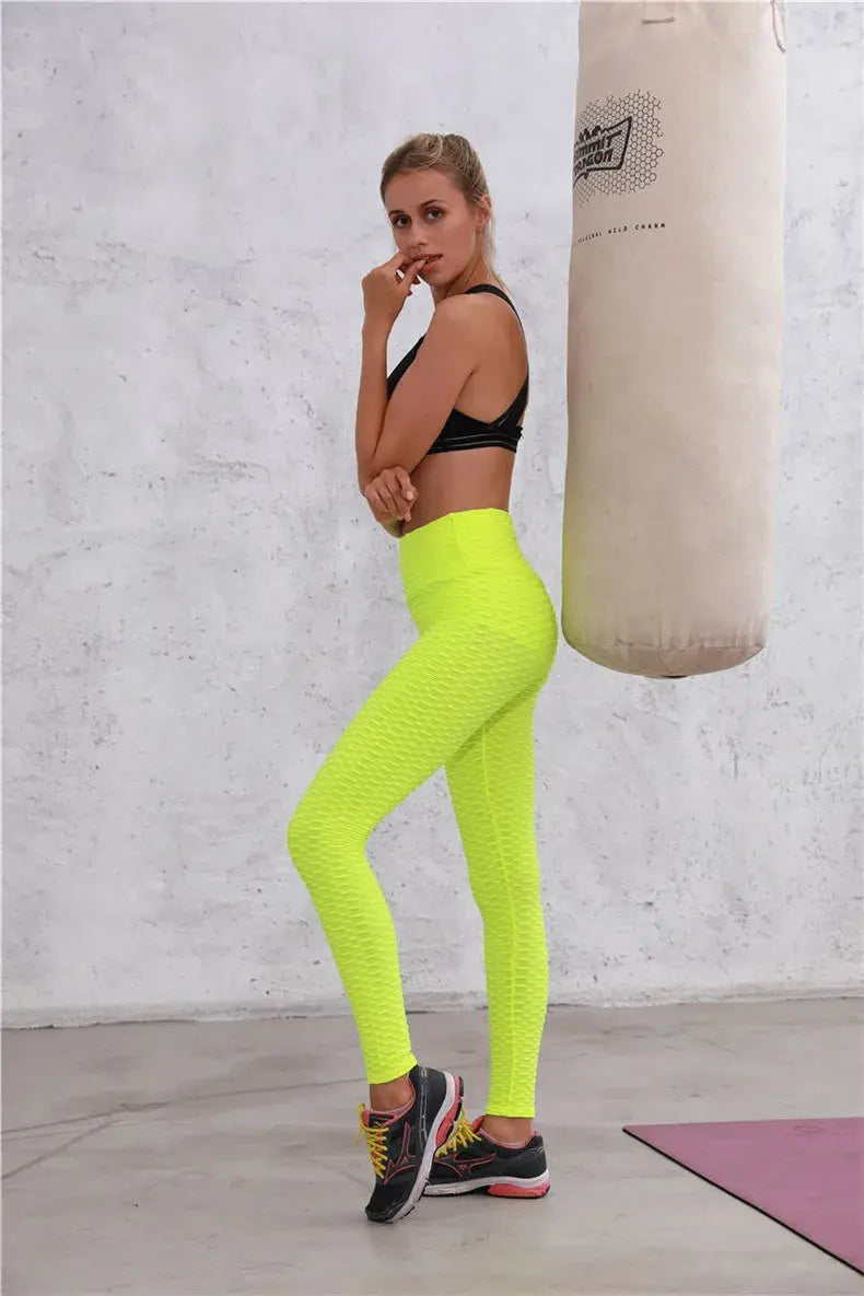 Push Up Leggings Women's Fashion Sport Fitness High Waist Leggins Sexy Butt Lifting Scrunch Workout Gym Tights Pants luxecrown.co.uk