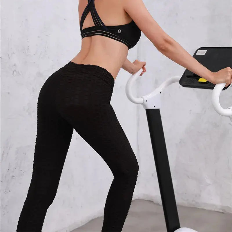 Push Up Leggings Women's Fashion Sport Fitness High Waist Leggins Sexy Butt Lifting Scrunch Workout Gym Tights Pants luxecrown.co.uk